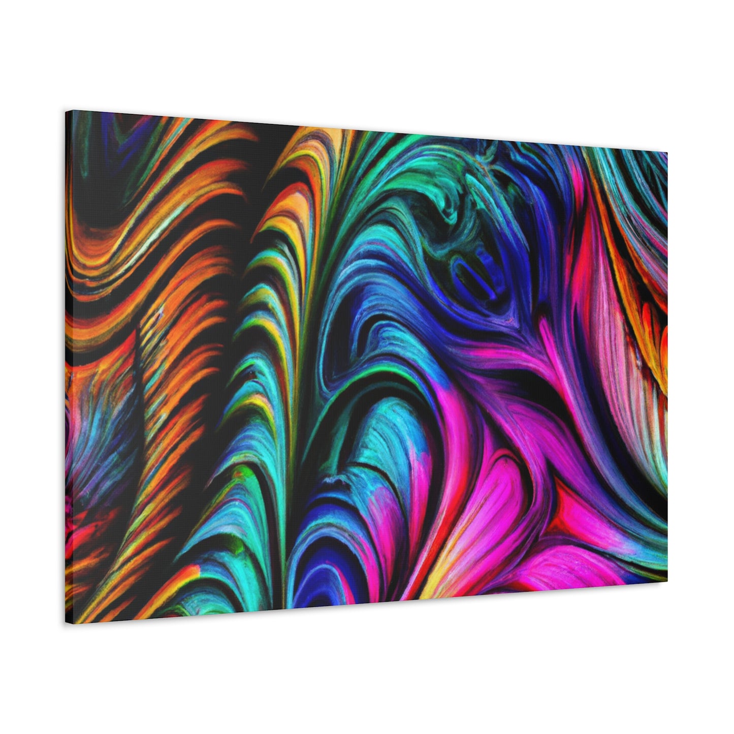 Peacock Wave - Canvas