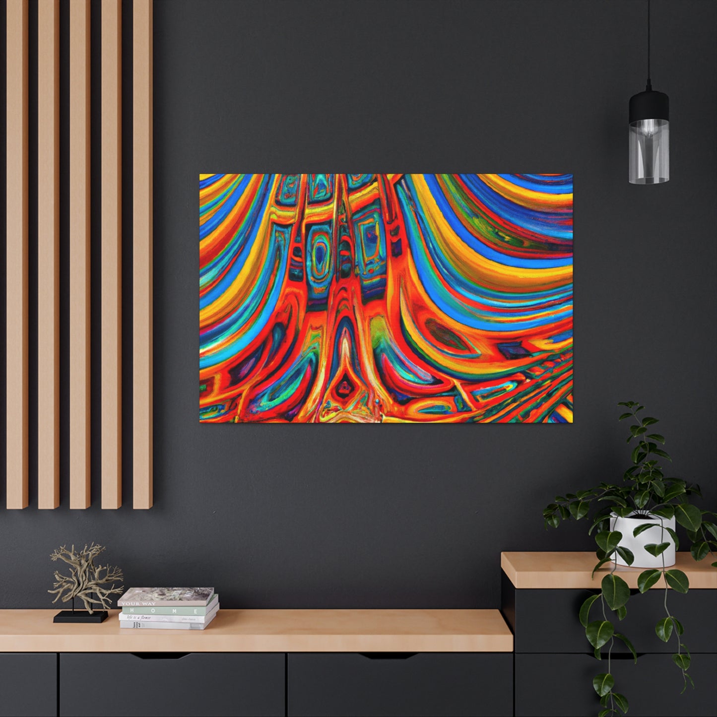 Rainbow Towers - Canvas