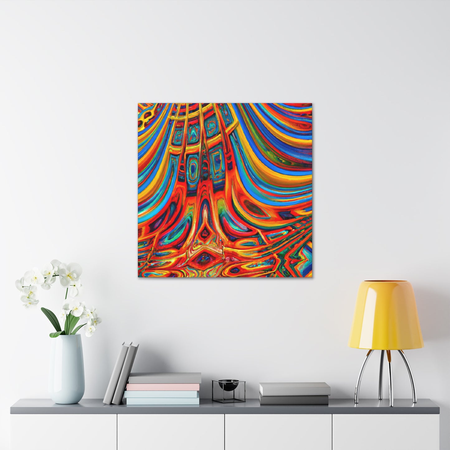 Rainbow Towers - Canvas