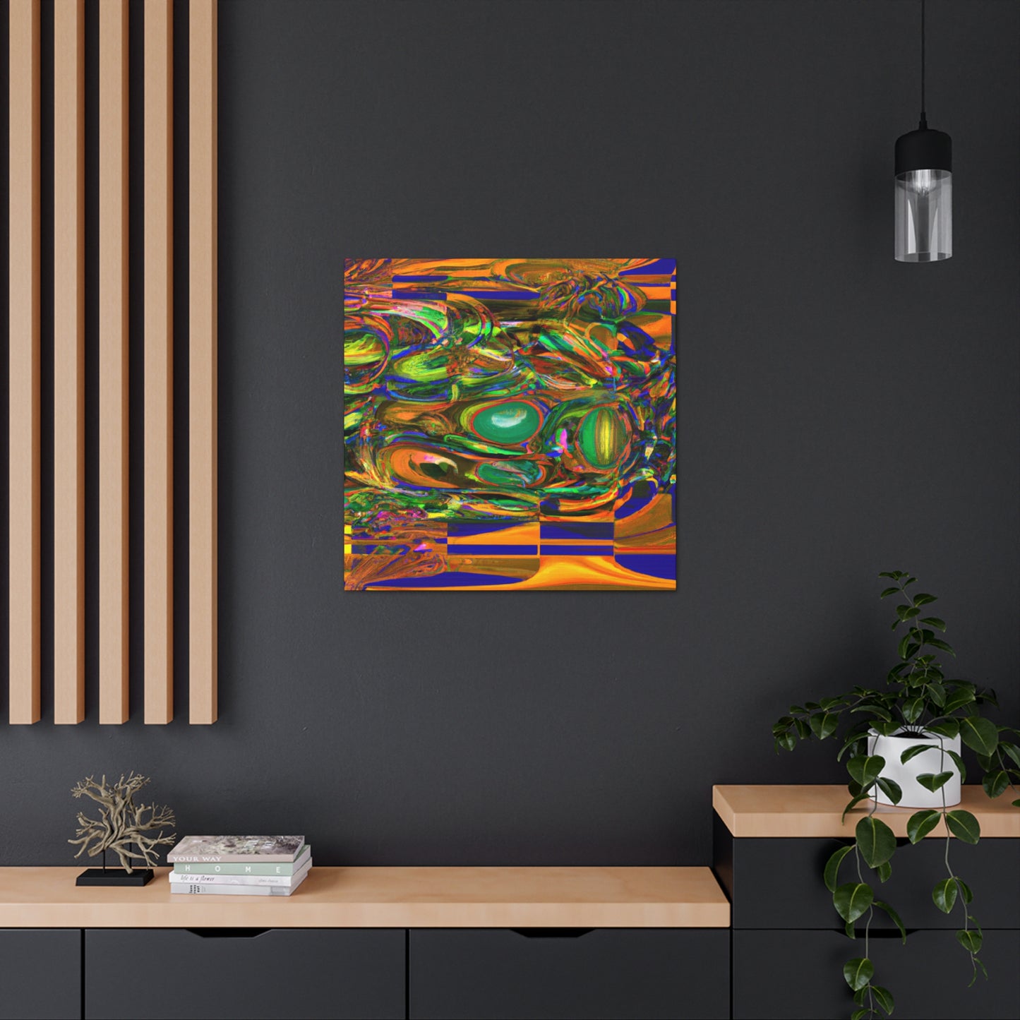 Psychedelic Aquarium - Canvas