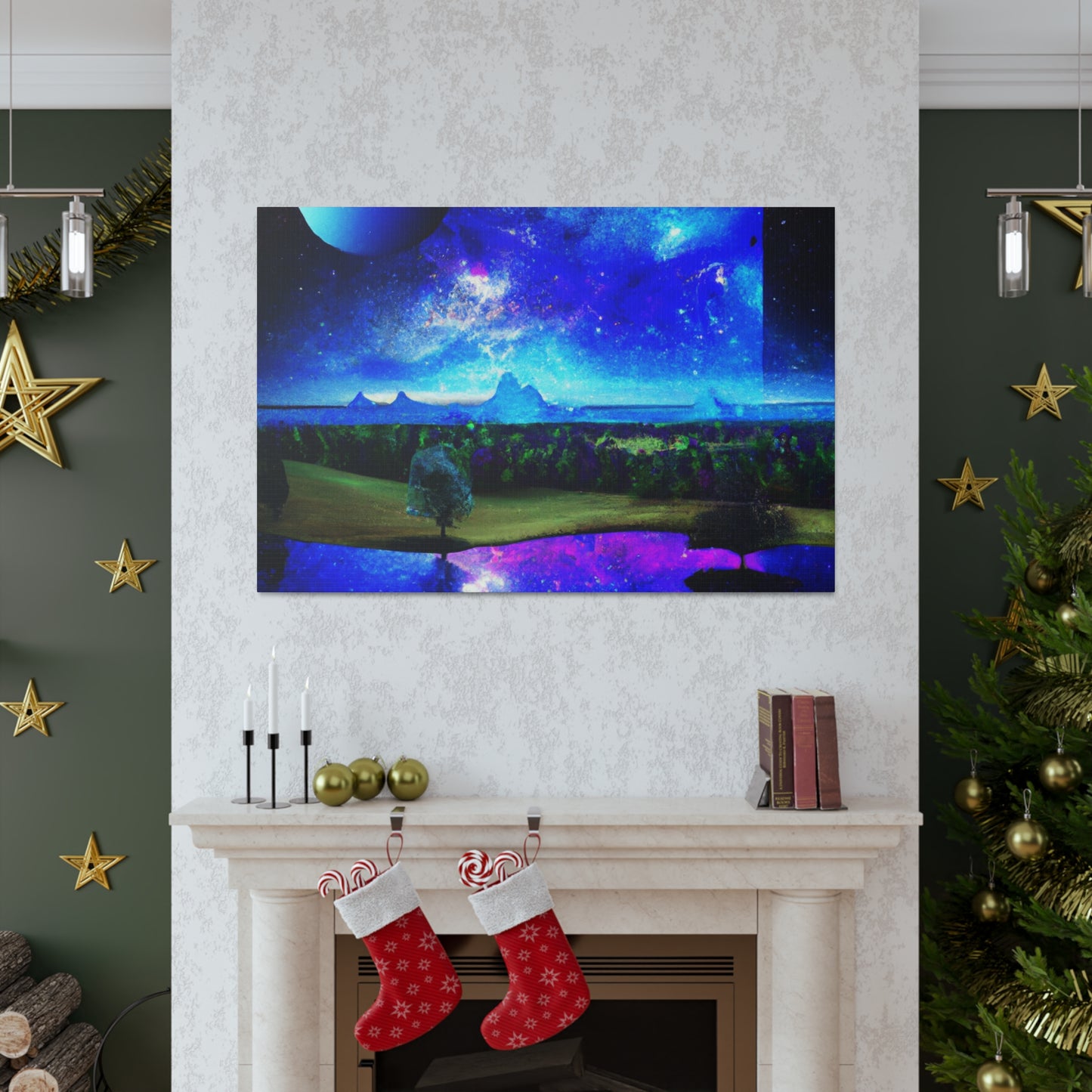 Galaxy Meadow - Canvas