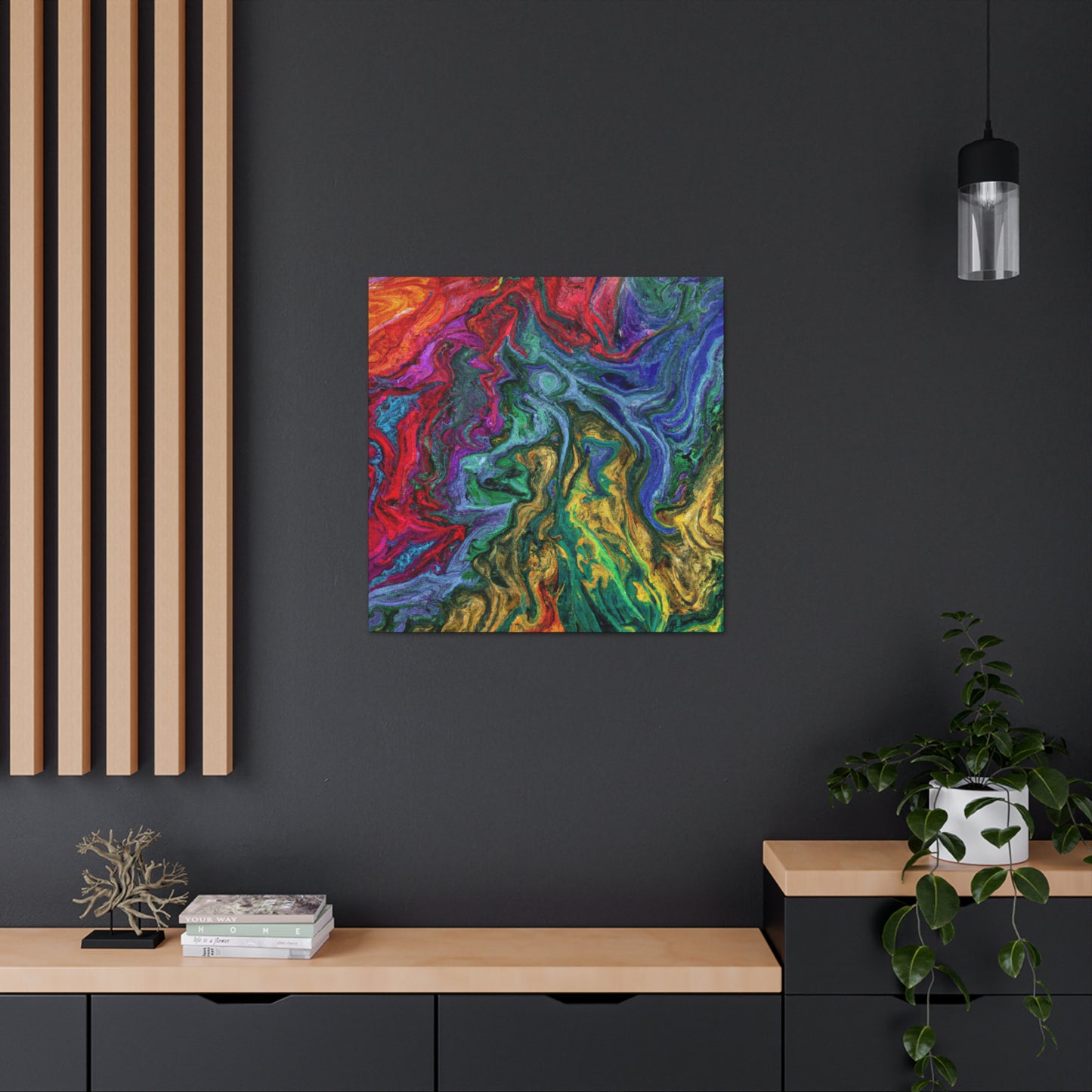 Abstract Carvings - Canvas