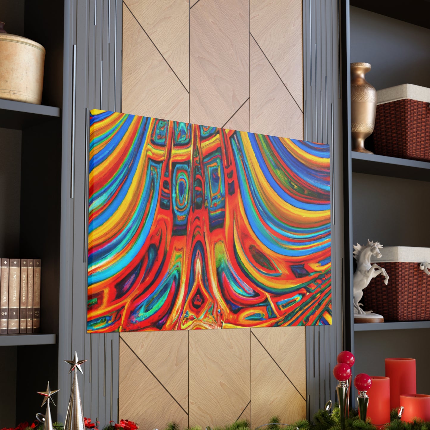 Rainbow Towers - Canvas