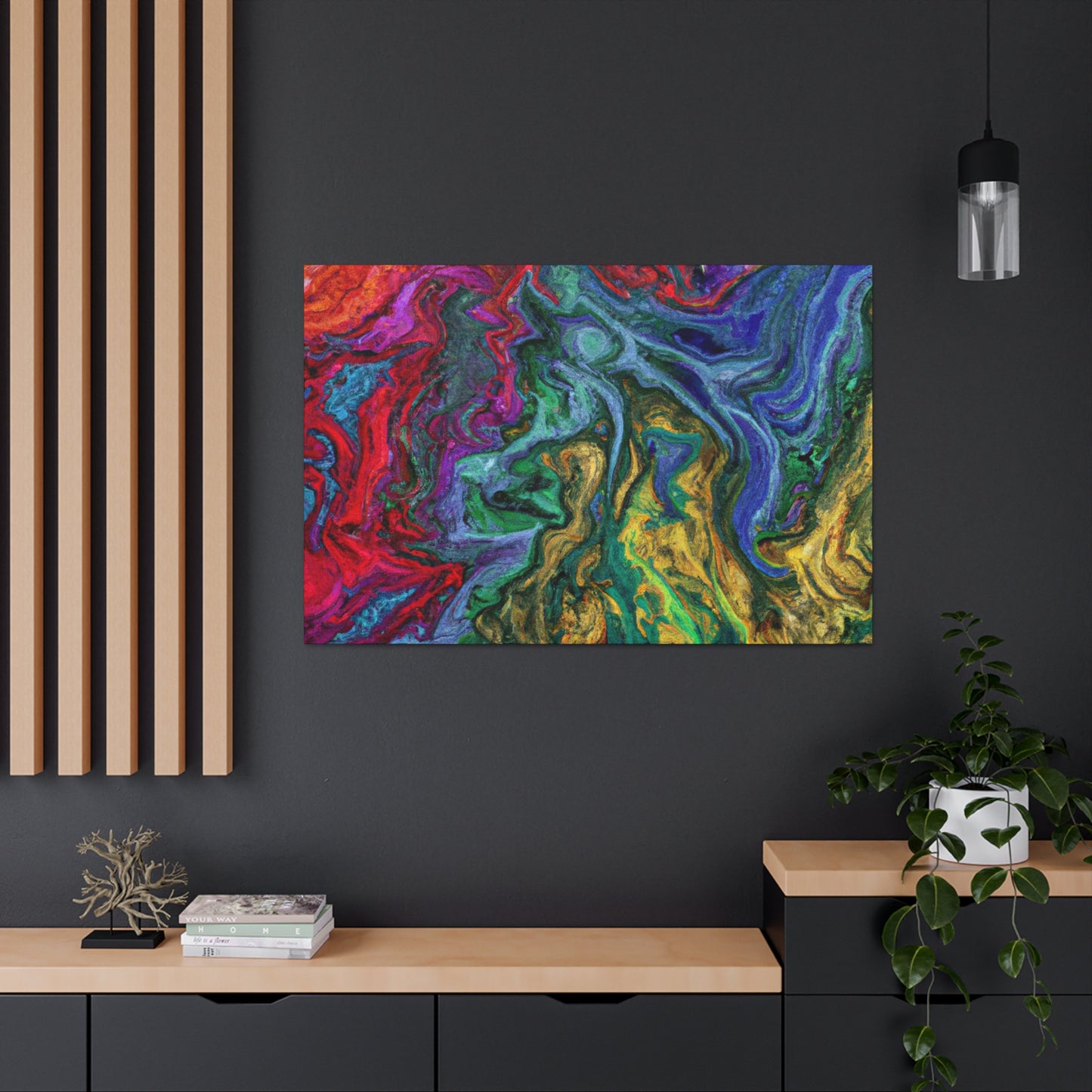 Abstract Carvings - Canvas