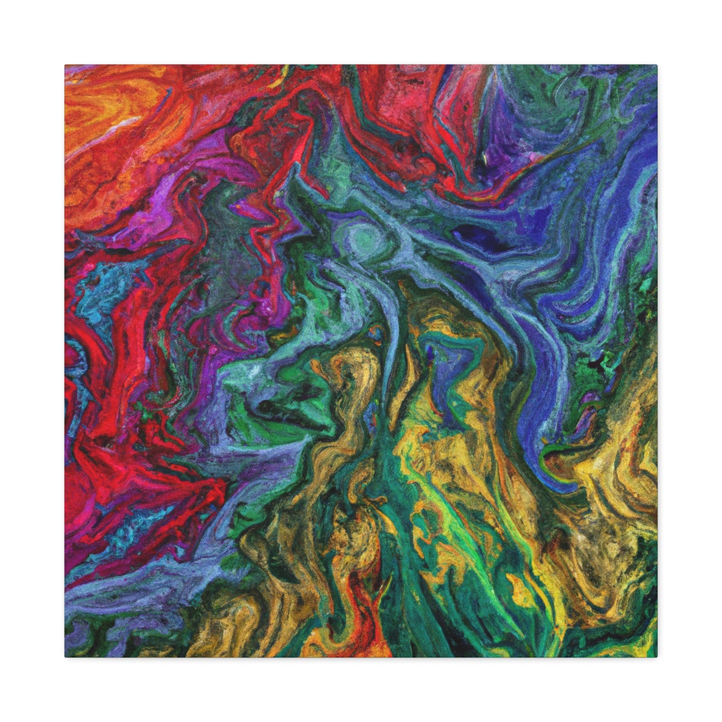 Abstract Carvings - Canvas