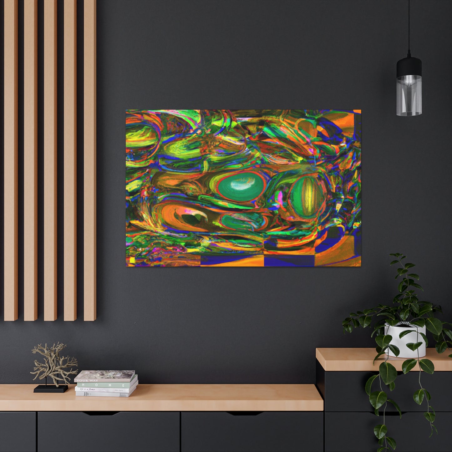 Psychedelic Aquarium - Canvas