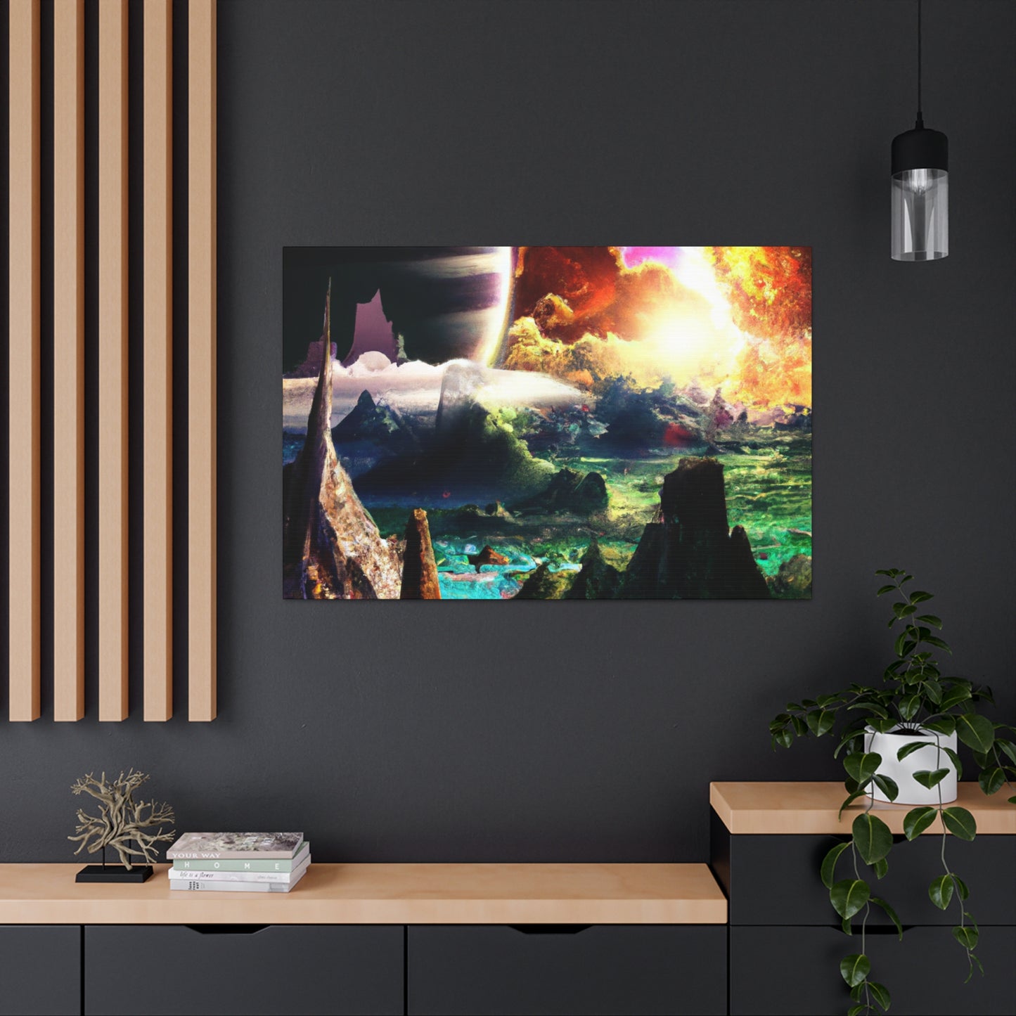 Interstellar Lagoon - Canvas