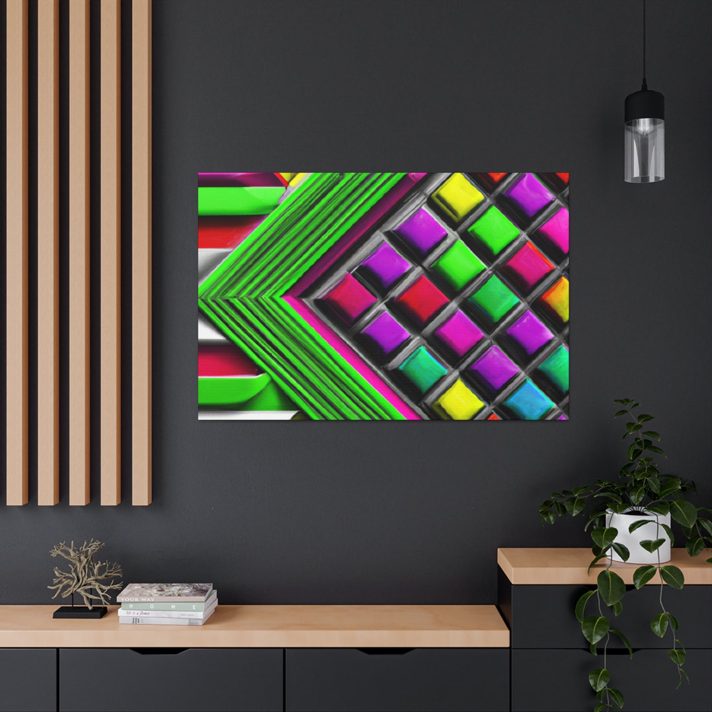 Pulsing Labyrinth - Canvas