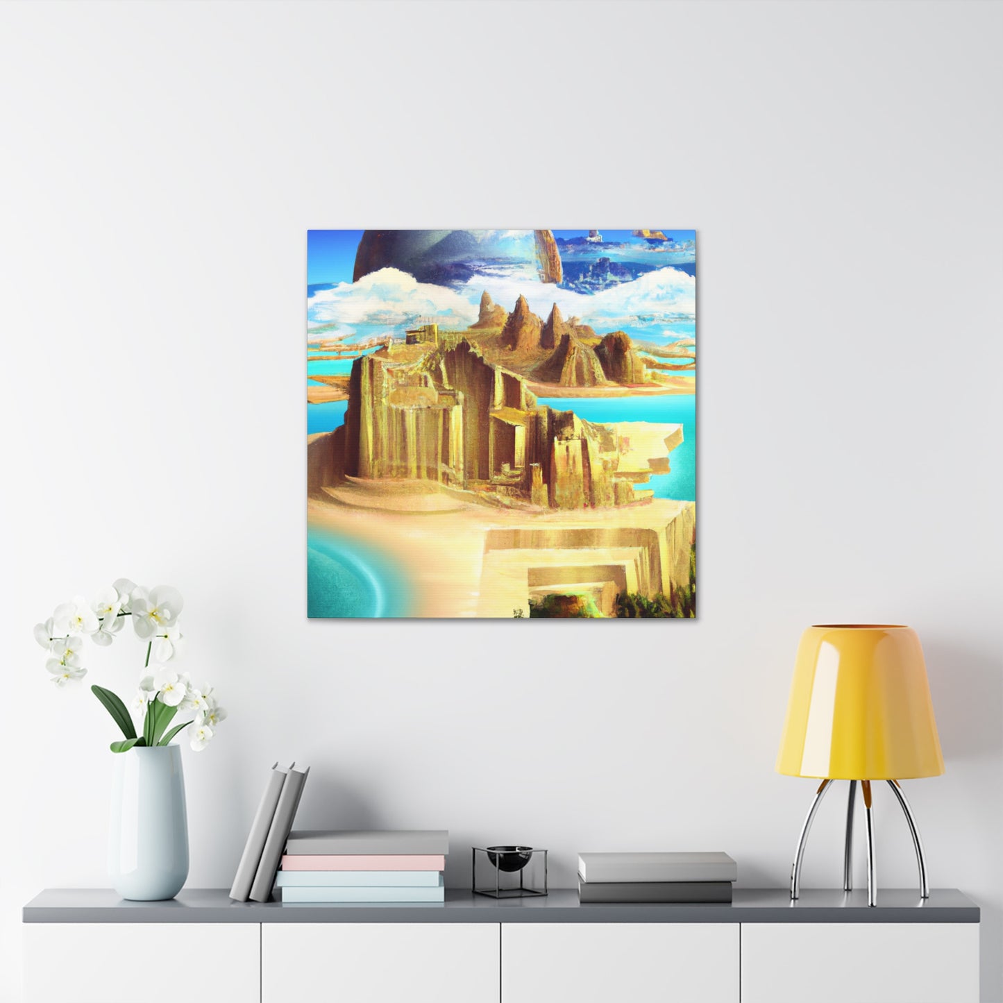 Beachfront Metropolis - Canvas