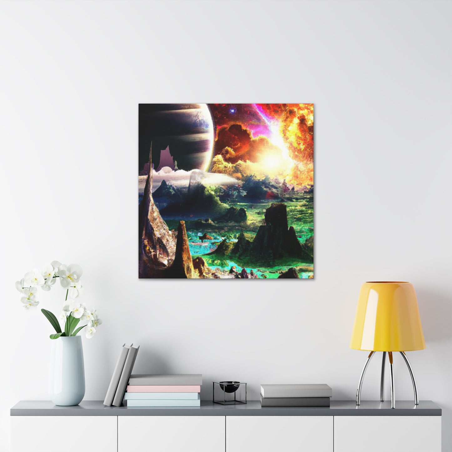 Interstellar Lagoon - Canvas