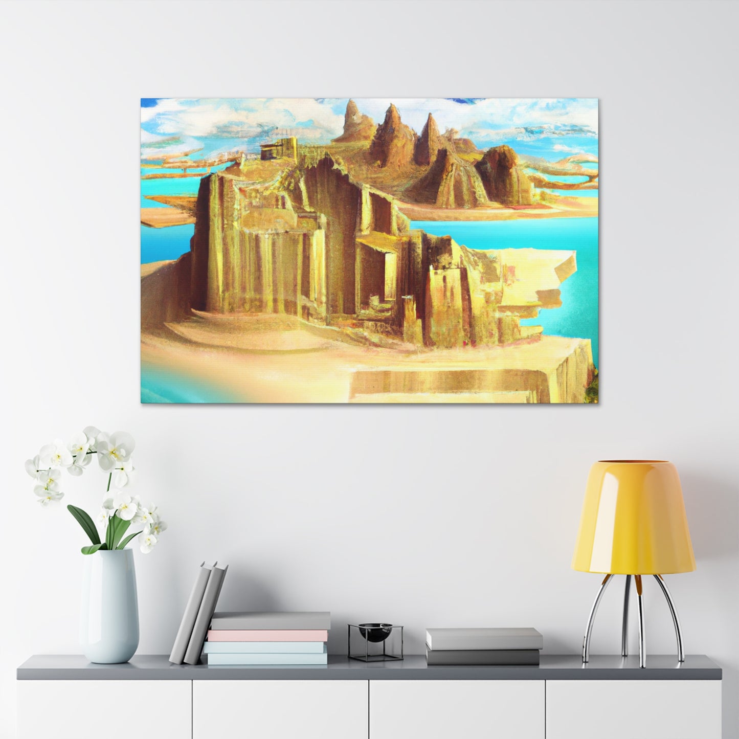 Beachfront Metropolis - Canvas