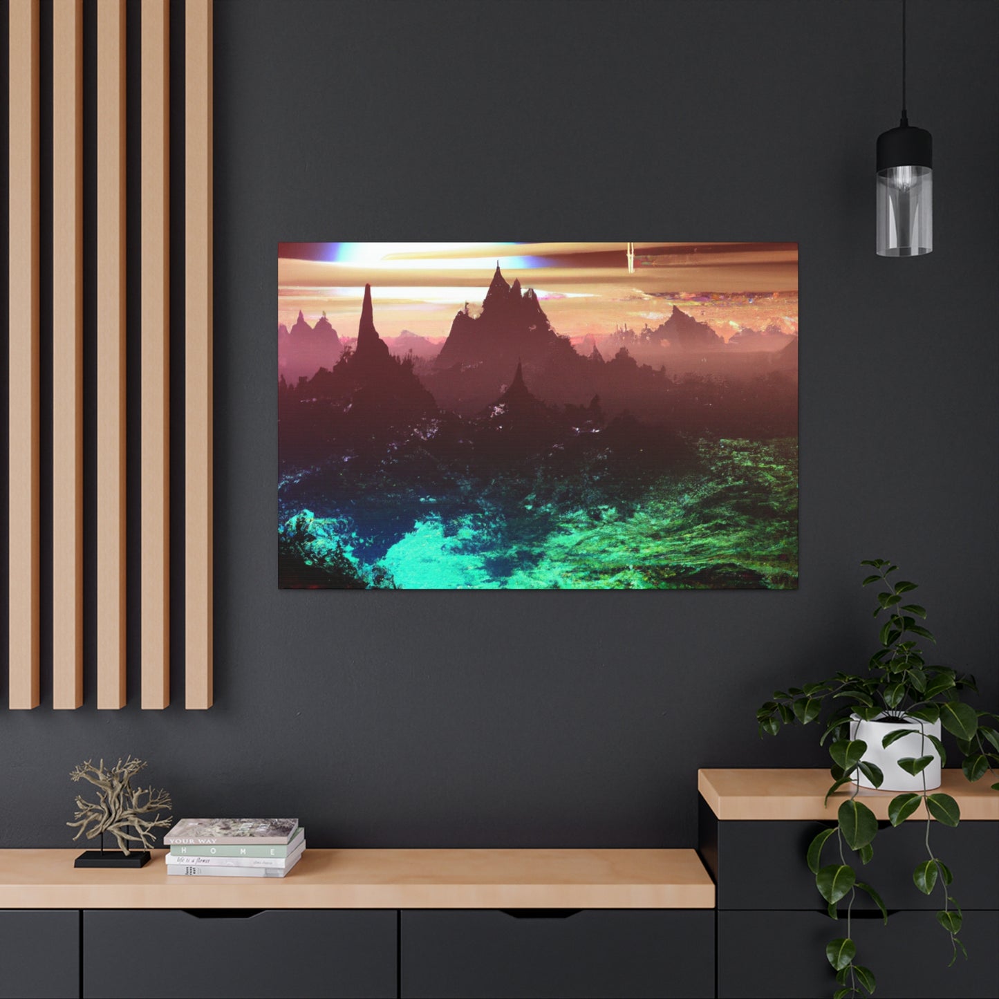 Geometric Mirage - Canvas