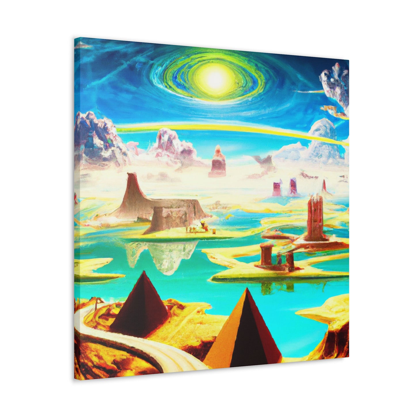 Circular Mirage - Canvas