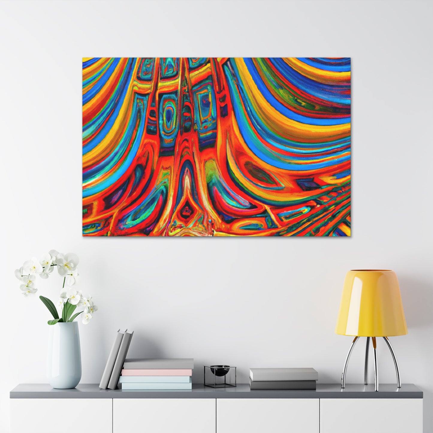 Rainbow Towers - Canvas