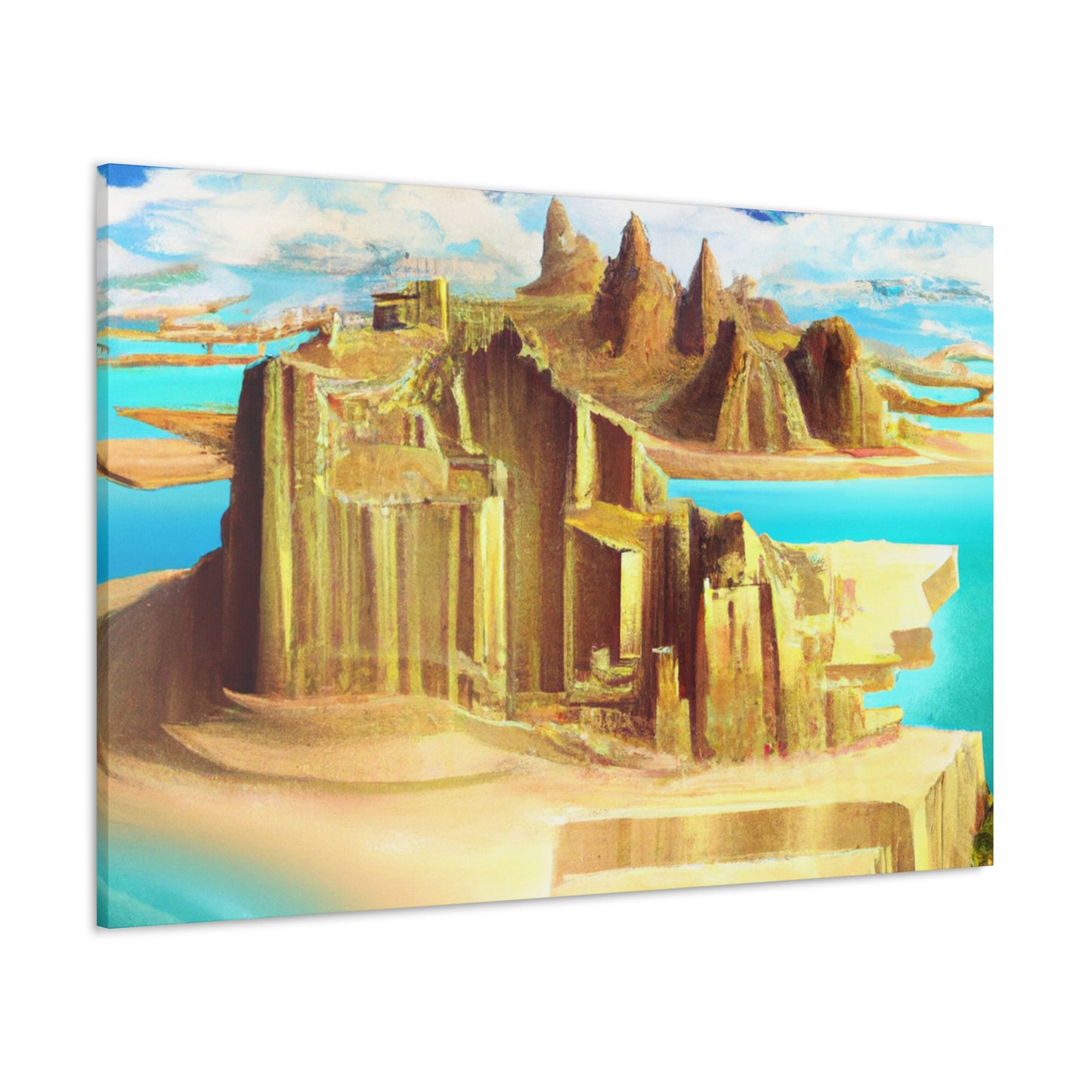 Beachfront Metropolis - Canvas