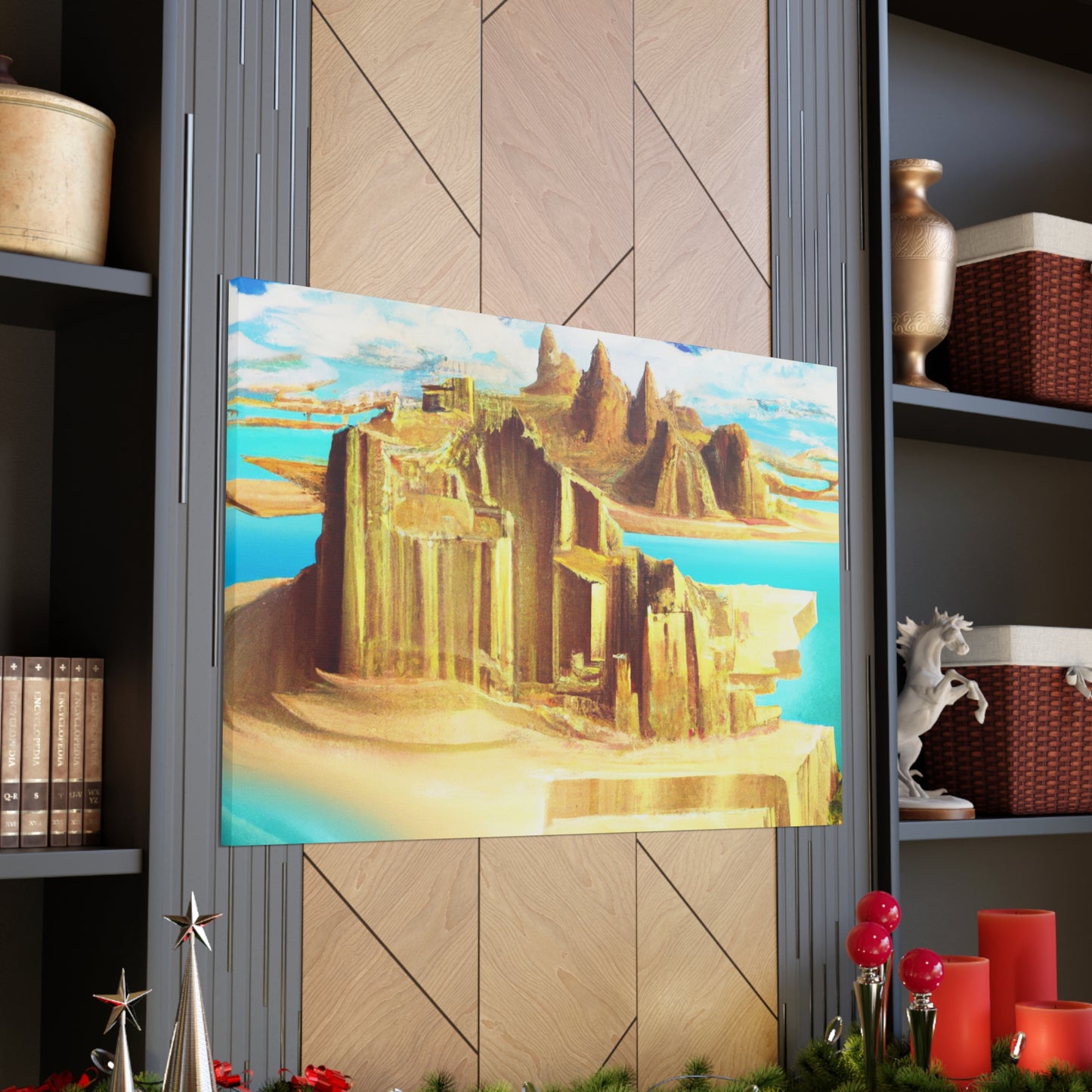 Beachfront Metropolis - Canvas