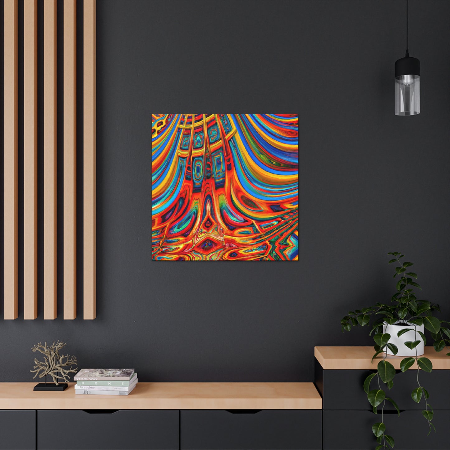 Rainbow Towers - Canvas